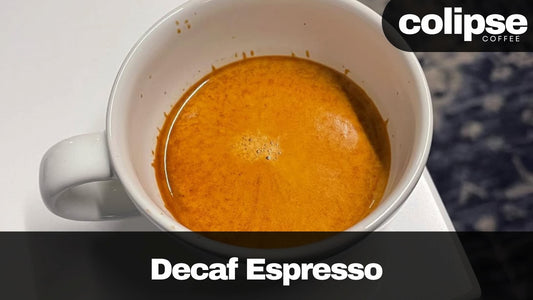 shot of decaf espresso