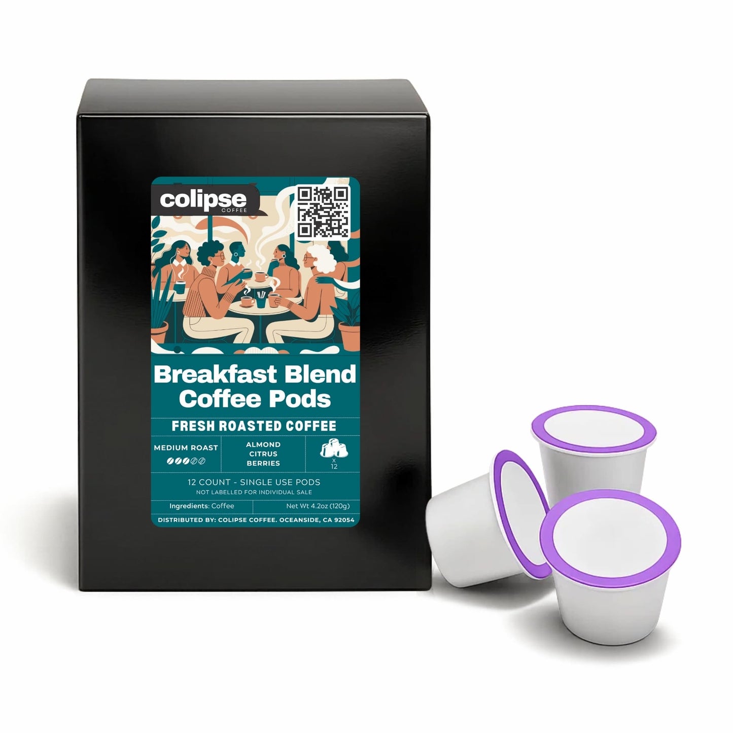 Breakfast Blend Coffee Pods Medium Roast For Keurig®