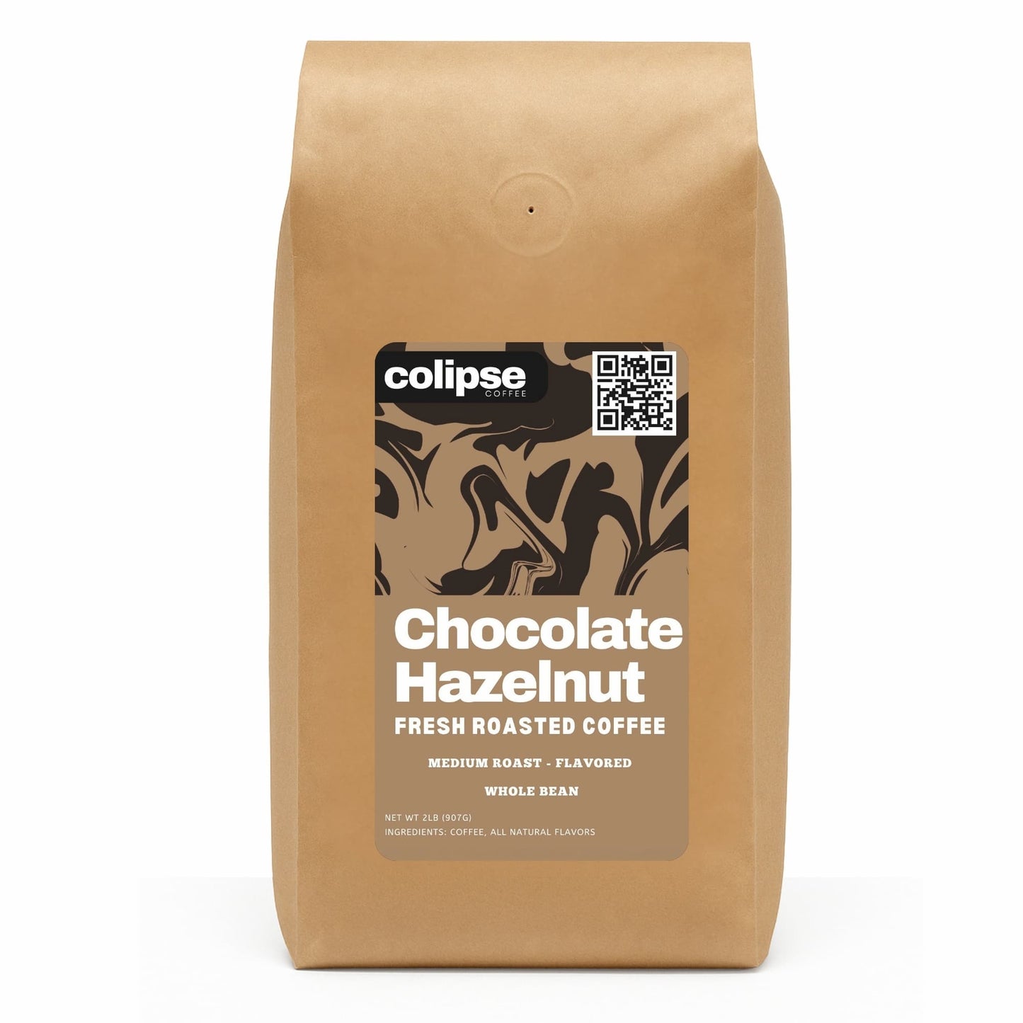 Chocolate Hazelnut Whole Bean Coffee 2 lb from Colipse