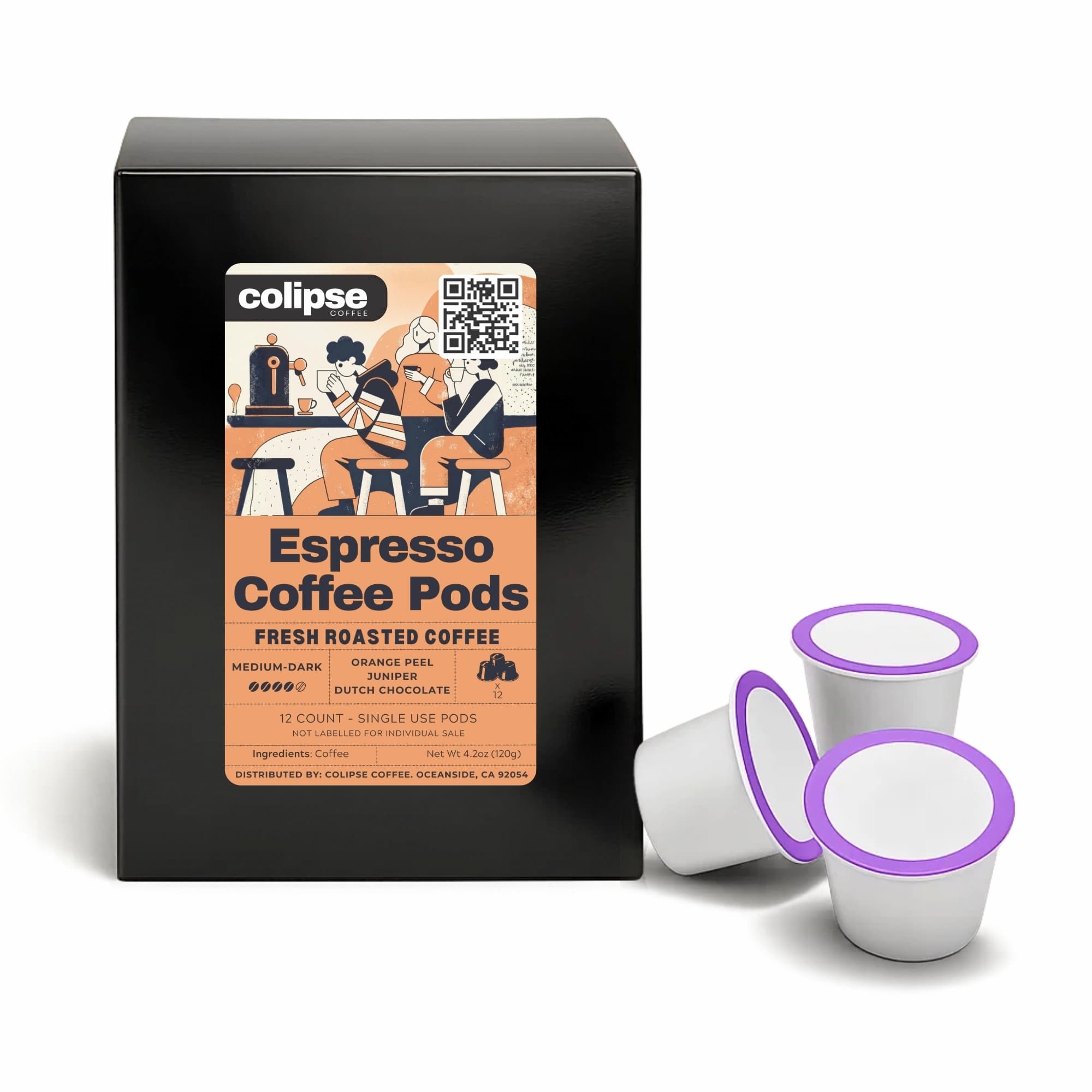 Espresso Coffee Pods For Keurig® Fresh Roasted to Order – Colipse