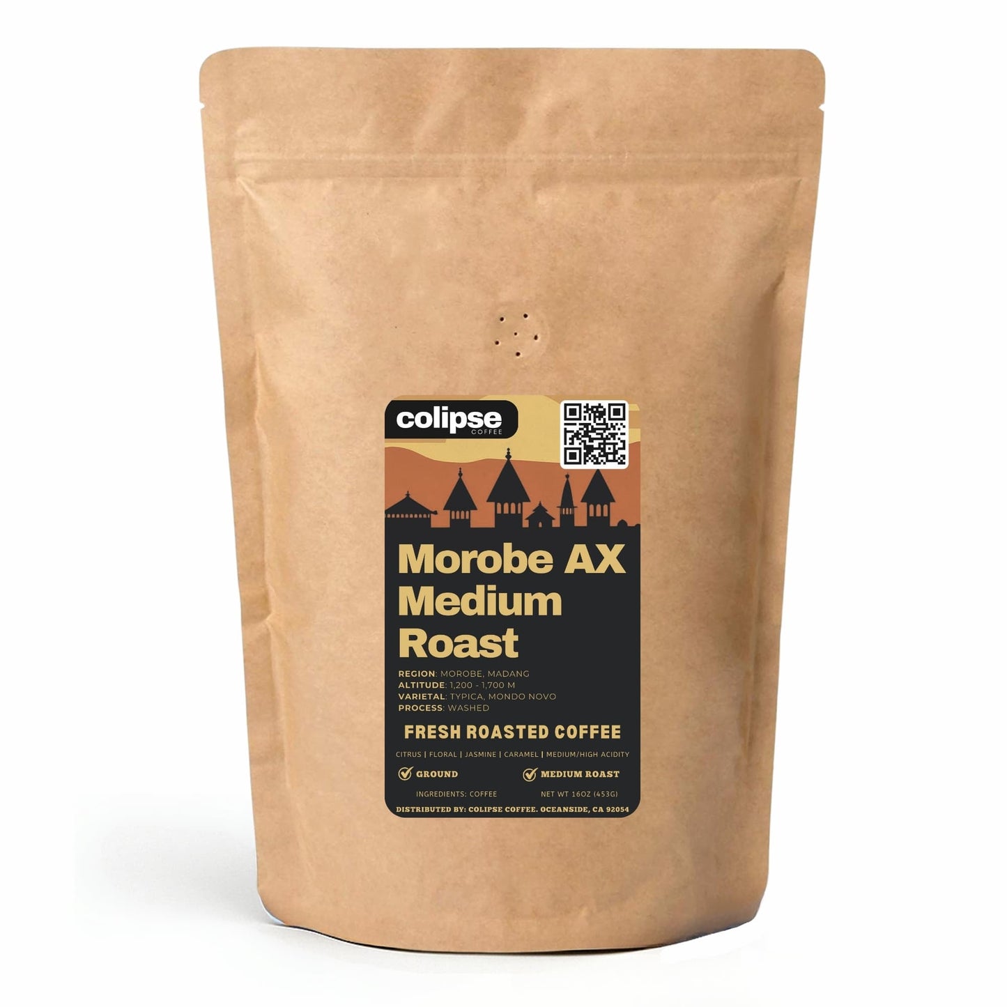 Morobe Medium Roast Ground Coffee