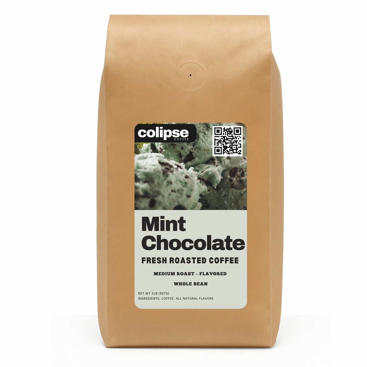 Mint Chocolate Whole Bean Coffee 2 lb from Colipse