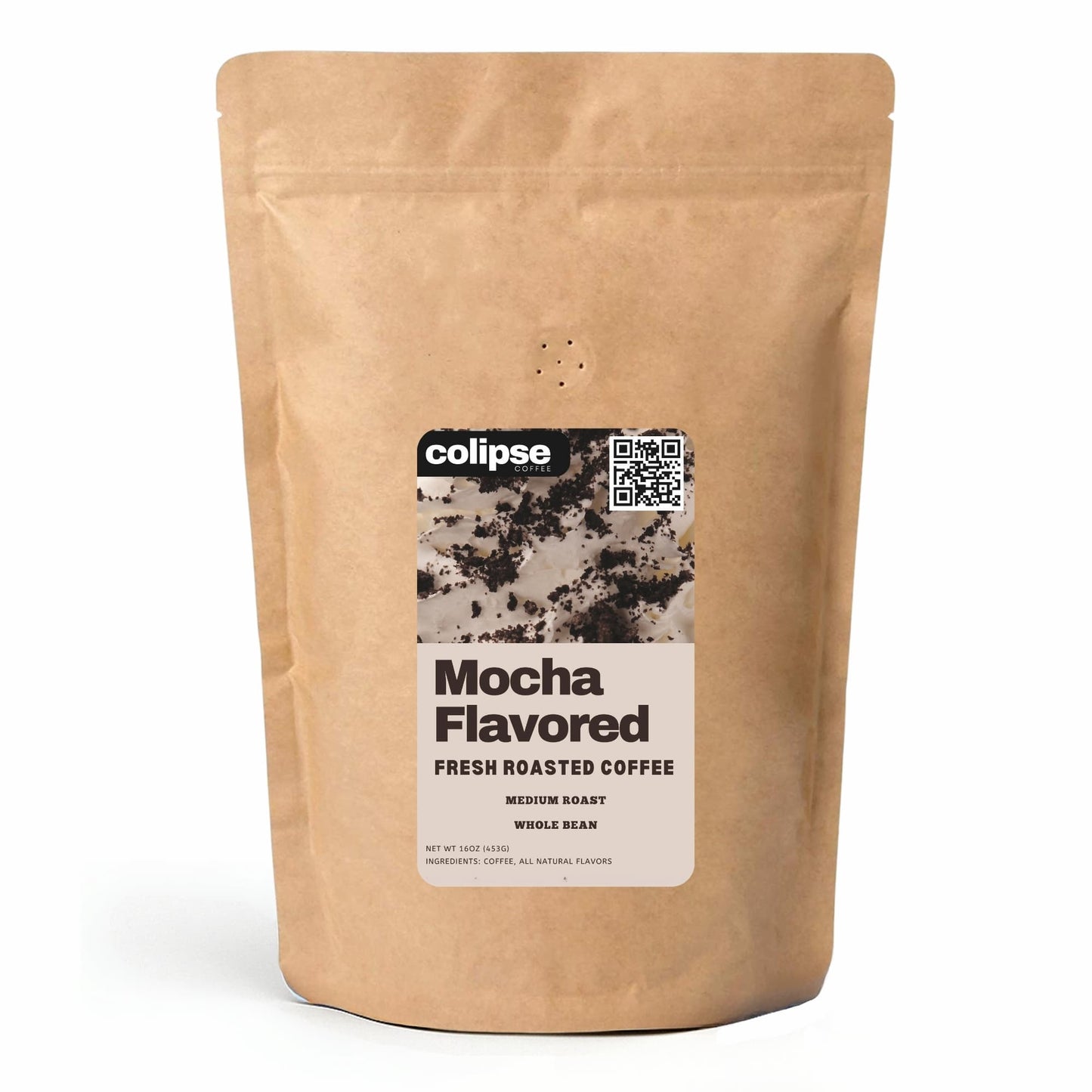 Mocha Whole Bean Coffee 16 oz from Colipse