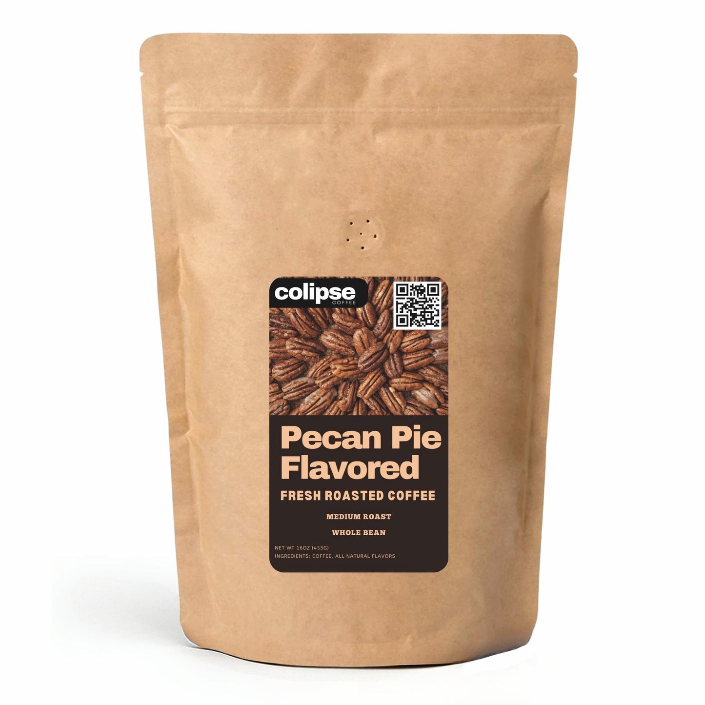 Pecan Pie Whole Bean Coffee 16 oz from Colipse