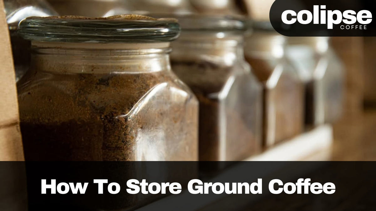 storing ground coffee beans