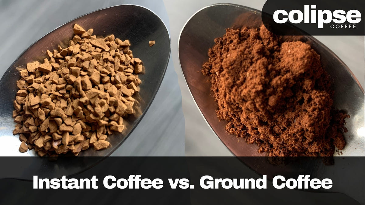 ground coffee vs instant coffee