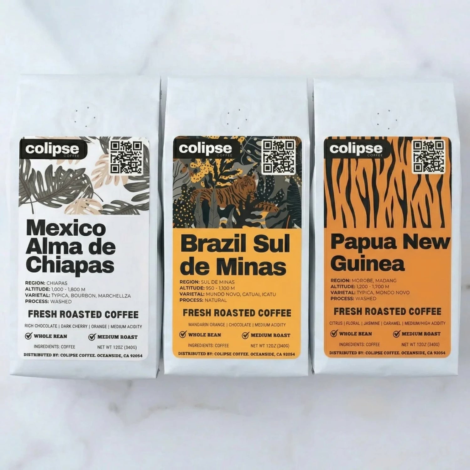 medium roast coffee beans and grounds