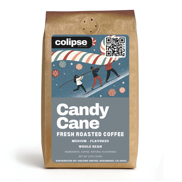 Colipse Candy Cane Flavored Coffee bag
