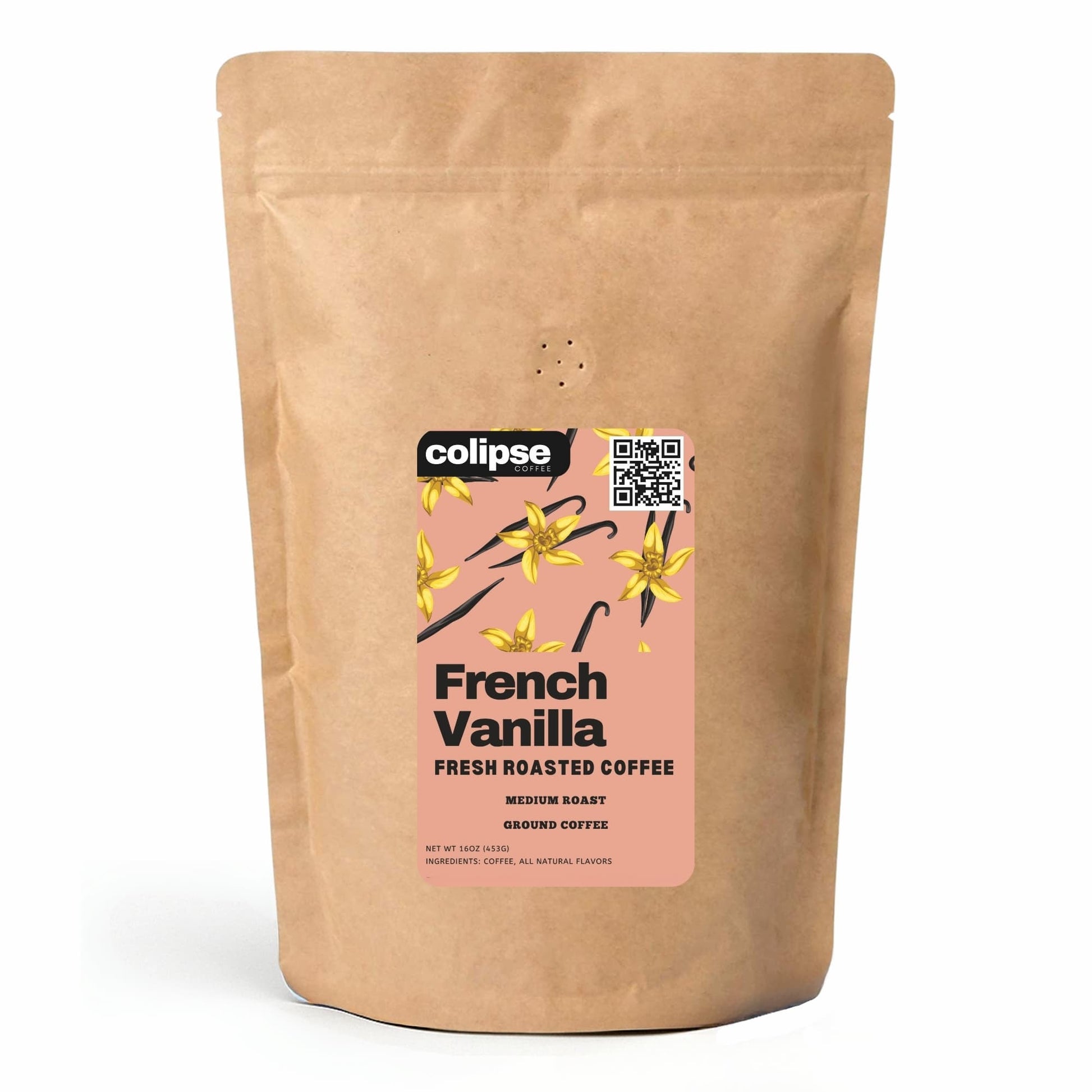 French Vanilla Ground Coffee 16 oz from Colipse