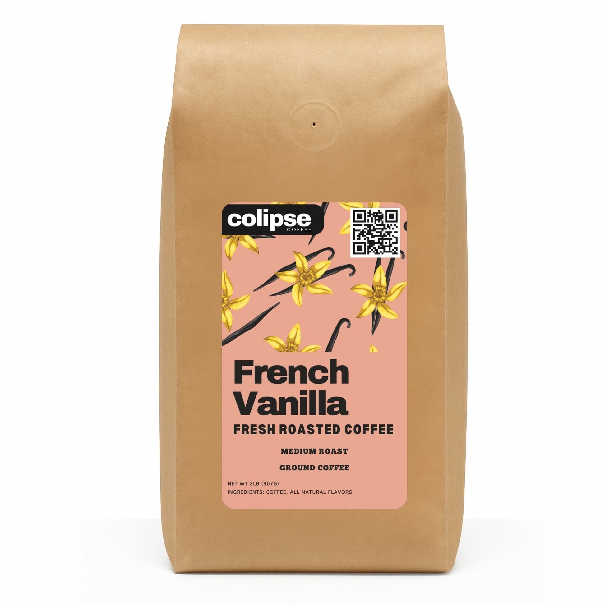 French Vanilla Ground Coffee 2 lb from Colipse
