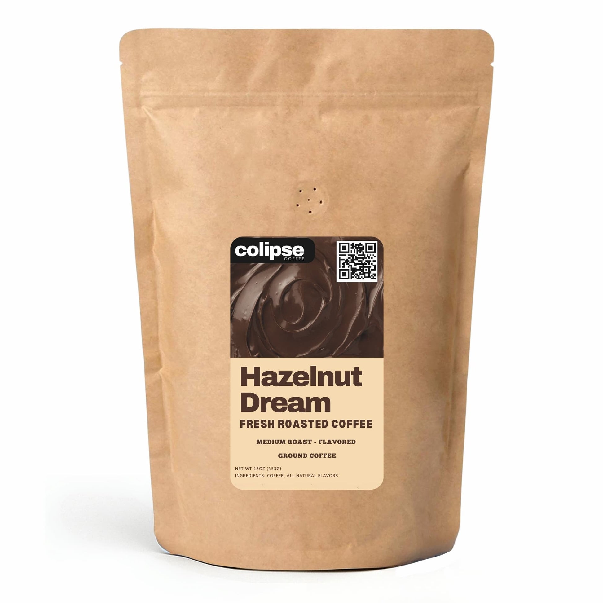 Hazelnut Dream Ground Coffee 16 oz from Colipse