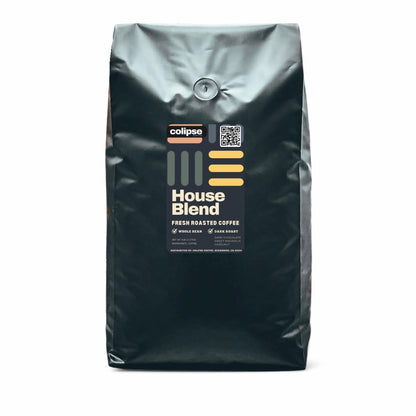 Colipse House Blend coffee bag on a white background