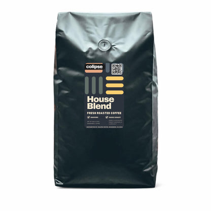 Colilpse Six House Blend coffee bag on a white background