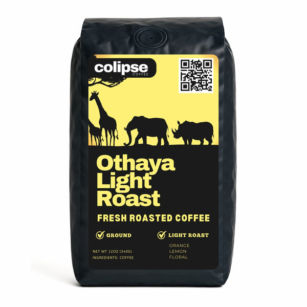 light roast coffee grounds