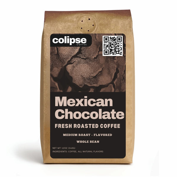 Mexican Chocolate Whole Bean Coffee 12 oz from Colipse