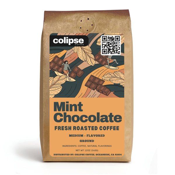 Colipse Mint Chocolate Flavored Coffee bag